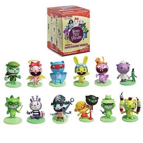 Happy Tree Friends Figure Toys Games Mondo Mini Figure World Blind Box Series 2
