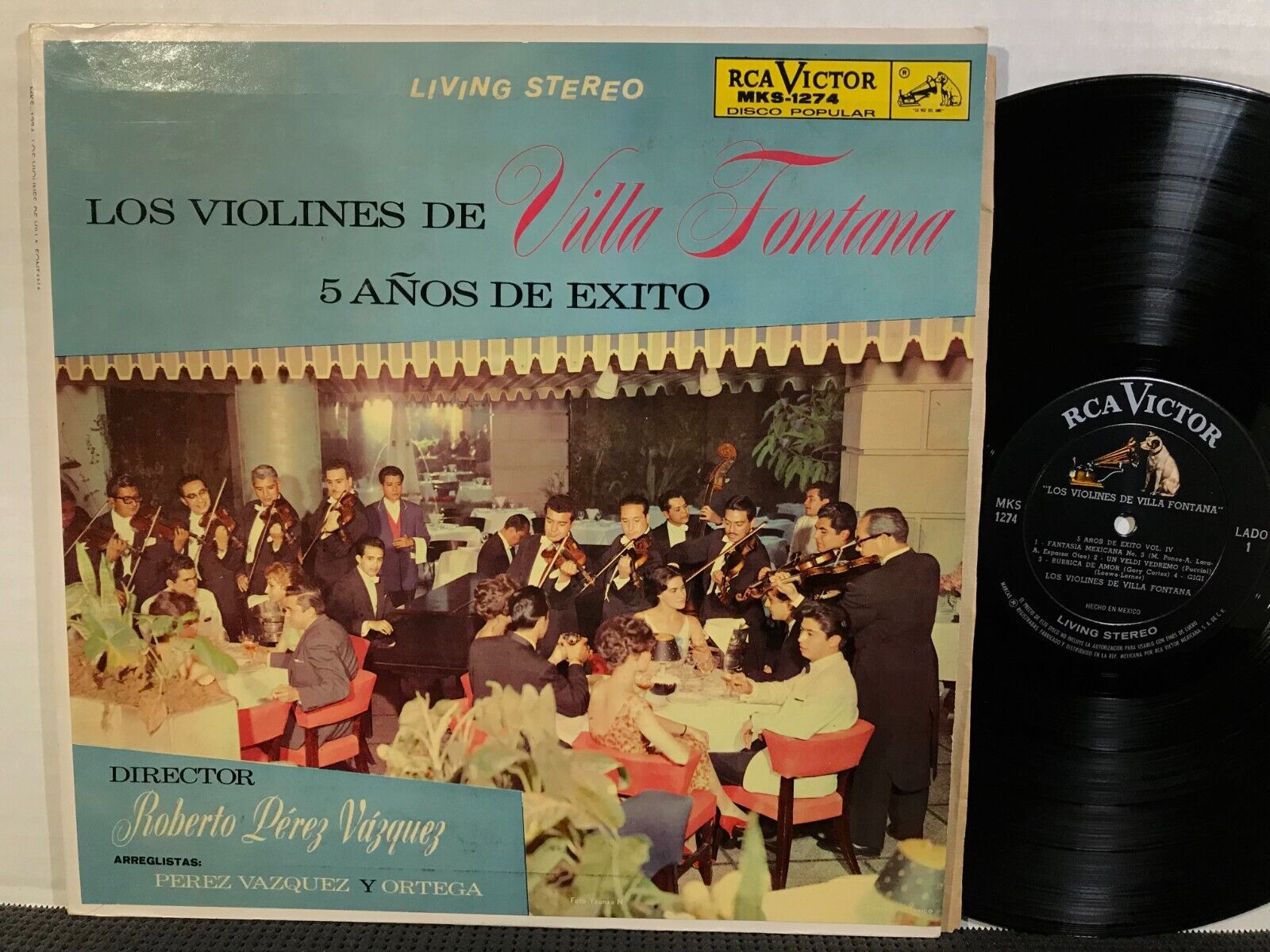 LOS VIONES De Villa Fontana LP RCA VICTOR MKS 1274 LIVING STEREO DG Mexico