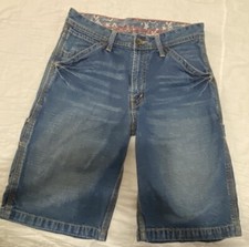 Levi's Carpenter Shorts Boys 14 Reg 29 X 11.5 Carpenter Denim Workwear