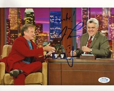 Jay Leno Tonight Show Autographed Signed 8x10 Photo ACOA
