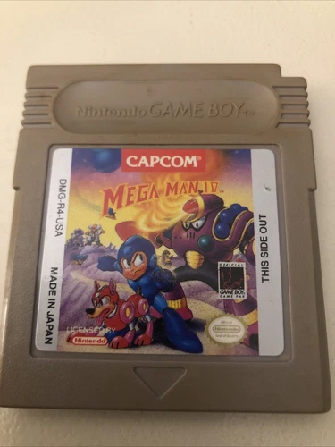 Mega Man 4 IV (Nintendo Game Boy NGB, 1993) *Cart Only* Authentic Working!