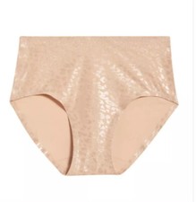 CHANTELLE 2644 SOFT STRETCH Seamless Hipster LEOPARD SHIMMER OS NWT 24