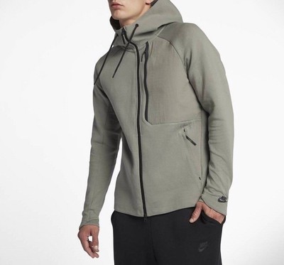886156 451 SIZE L-XL NIKE TECH FLEECE HOODED MEN/'S JACKET OBSIDIAN