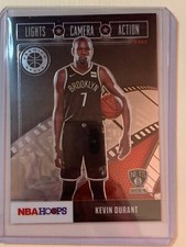 2019-20 PANINI HOOPS LIGHTS CAMERA ACTION KEVIN DURANT BROOKLYN NETS BASKETBALL