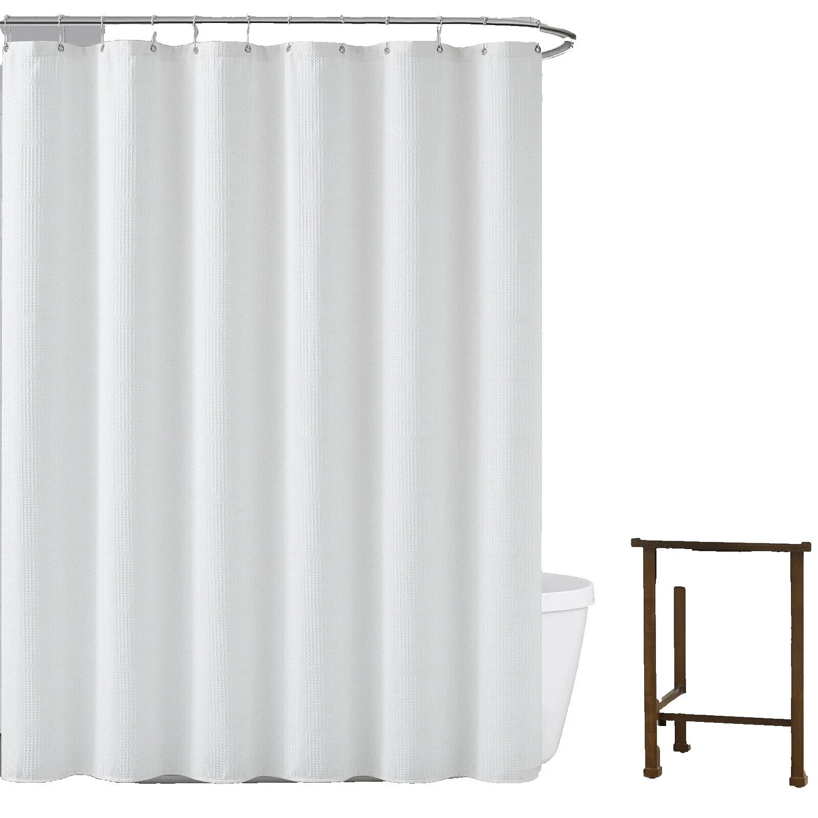 Juegos de Baño Blanco Rectangular Cubre