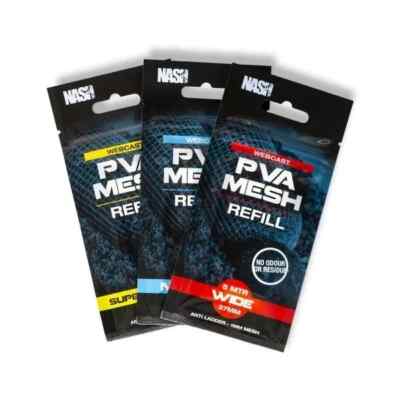 Nash Webcast PVA Refill - super schmal, schmal oder breit - Karpfenangeln