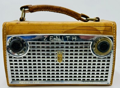 Zenith Royal 700 All Transistor Radio AM Portable Vintage