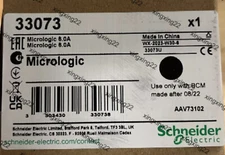 SCHNEIDER ELECTRIC / SQUARE D TRIP UNIT MICROLOGIC 6.0A 33073 FAST SHIP