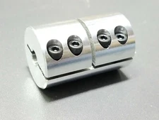 10MM X 10MM Rigid Double Clamp Shaft Coupling Double Length CNC Mill Stepper