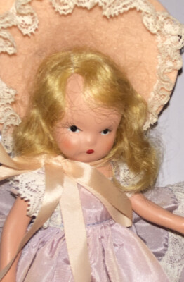 Vintage Nancy Ann Storybook Bisque Doll Little Bo Peep