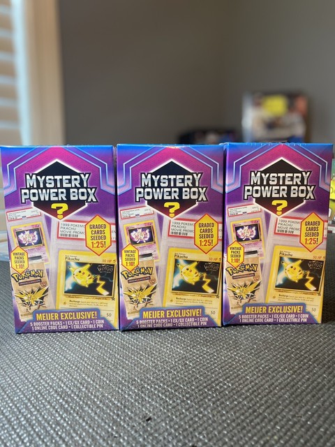 Meijer Pokemon Cards / Pokemon Mystery 2 Total Power Boxes Meijer