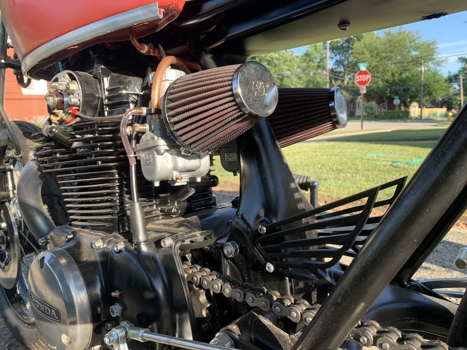 Alas Honda CB350 para montaje en caja de herramientas Café Racer Bobber Brat accesorios Foto 4 de 4