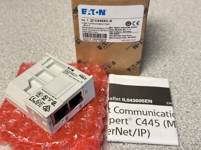 NEW EATON C445XC-E C445 COMMUNICATION CARD ETHERNET/ IP MODBUS TCP 2 ...
