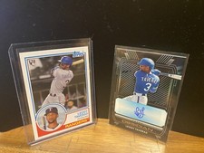 2021 Chronicles Obsidian Leody Taveras Carolina Blue Electric Etch Auto RC #O-LT