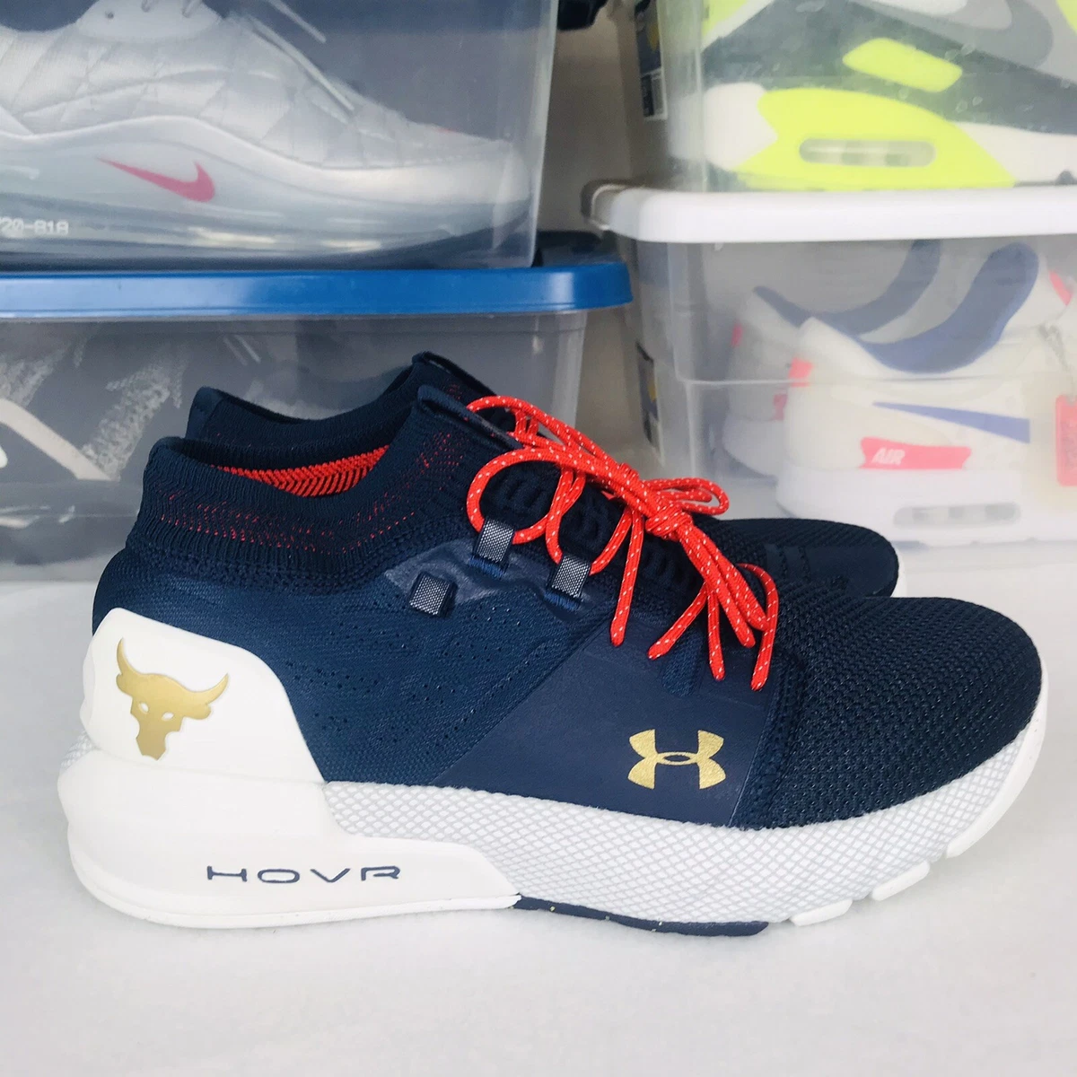 Under Armour Project Rock 2 Training Shoes Navy USA 3022398 402