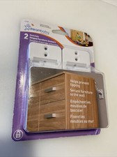 DreamBaby Set Of 2 Safety Heavy Duty Hinged Furniture Tip Protection Anchors