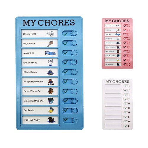 Self Disciplined Chore Chart To Do List Detachable Checklist Boards Reusable Hot