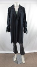 Nwt Lush Women's Dark Shadow Open Lightweight Wrist Tie Coat Size S #os152