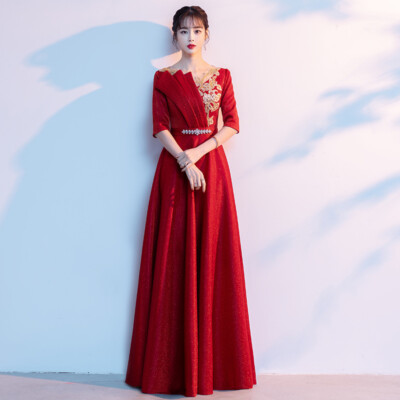 New Style Women Evening Party Dress Host Ball Frock Gowns Chinese Stage  Costumes | eBay
