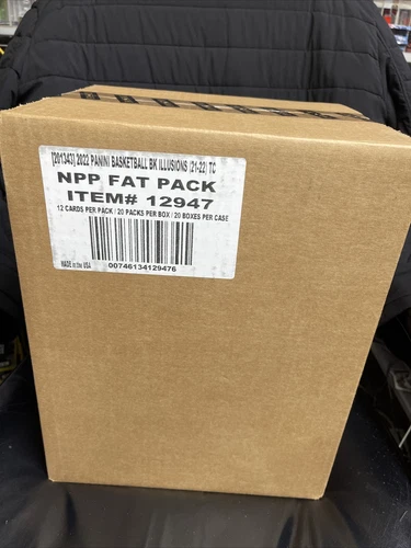2021-22 panini illusions basketball fat Pack/Cello Pack case of 20 boxes..