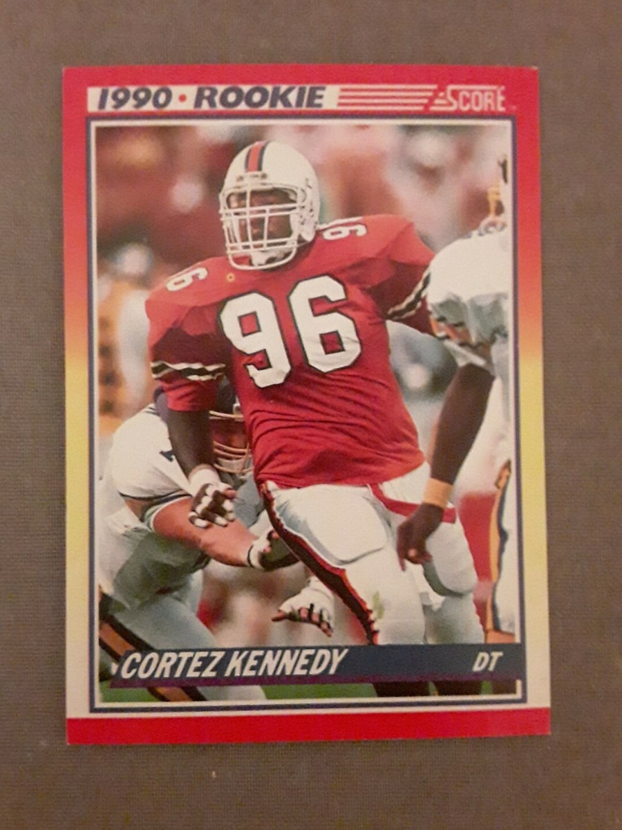 1990 Score CORTEZ KENNEDY football card #99. ST.LOUIS CARDINALS