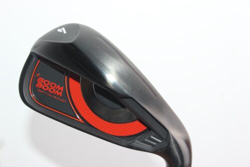 NEW LYNX BOOM BOOM DRAW 4 IRON GOLF CLUB STIFF FLEX STEEL SHAFT 2 DEGREE FLAT - Picture 2 of 5