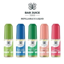 BAR JUICE 5000 5mg NIC SALT E-Liquid Vape Juice 10ml Bottles - ALL FLAVOURS