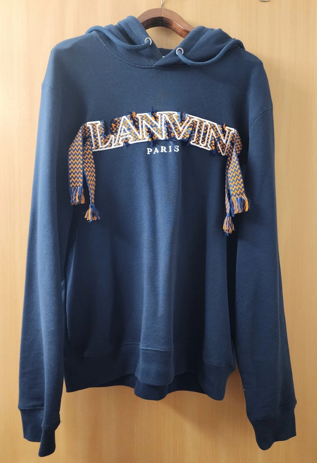 Lanvin — Lanvin Navy Curb hoodie Mens XL