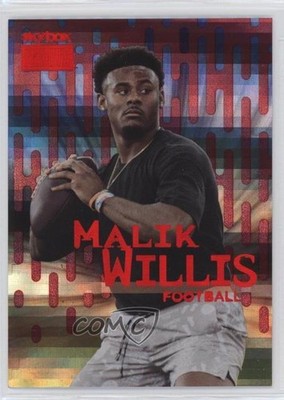 2022 Skybox Metal Universe Champions Star Rubies /100 Malik Willis Rookie RC h1k