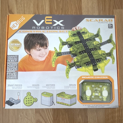 HEXBUG VEX Robotics Scarab Robotic Kit 250pc RC Battery Powered Set 8+