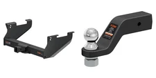CURT Trailer Hitch Class 5 Tow Kit 2.5in Receiver & Tow Ball Mount - 15803 45372