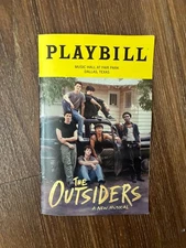 The Outsiders Tour Playbill