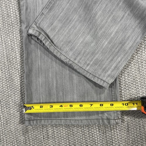 Armani Exchange VTG 2000s Jeans Men's 34X30 Gray Made in USA J101 Boot Cut Denim - Picture 10 of 14