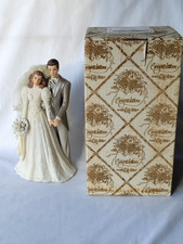 Vintage 1987 Collezione Beverly Clark - Marcia Matrimonio Wagner - 9' Cake Topper Pennino