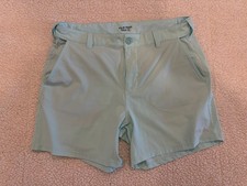 Huk Low Country 6" Fishing Shorts Men XL Sea Foam Performance
