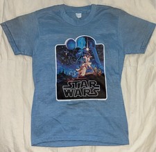 VINTAGE STAR WARS IRON ON T-SHIRT APPEARS UNUSED 1977 YOUTH X-LARGE 14-16