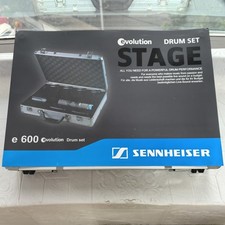 Sennheiser Drum Kit 600 e600 Drum Mic Package with Case e602 e604 e614 US