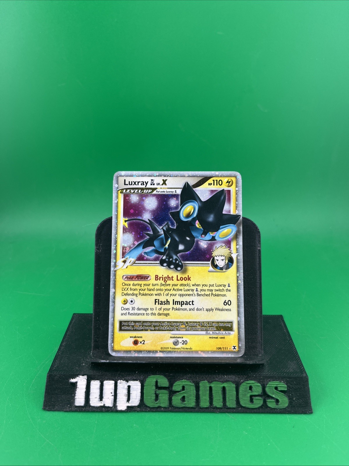 Luxray GL Lv.X 109/111 Rising Rivals Holo Pokemon