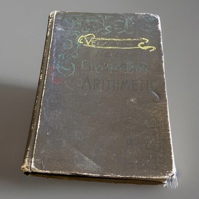 1891 Elementary Arithmetic Venable Antique School Book Pueblo