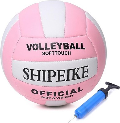 Volleyball Pink Official Ball Thicker PU Waterproof Anti-Explosion Youth Kids...