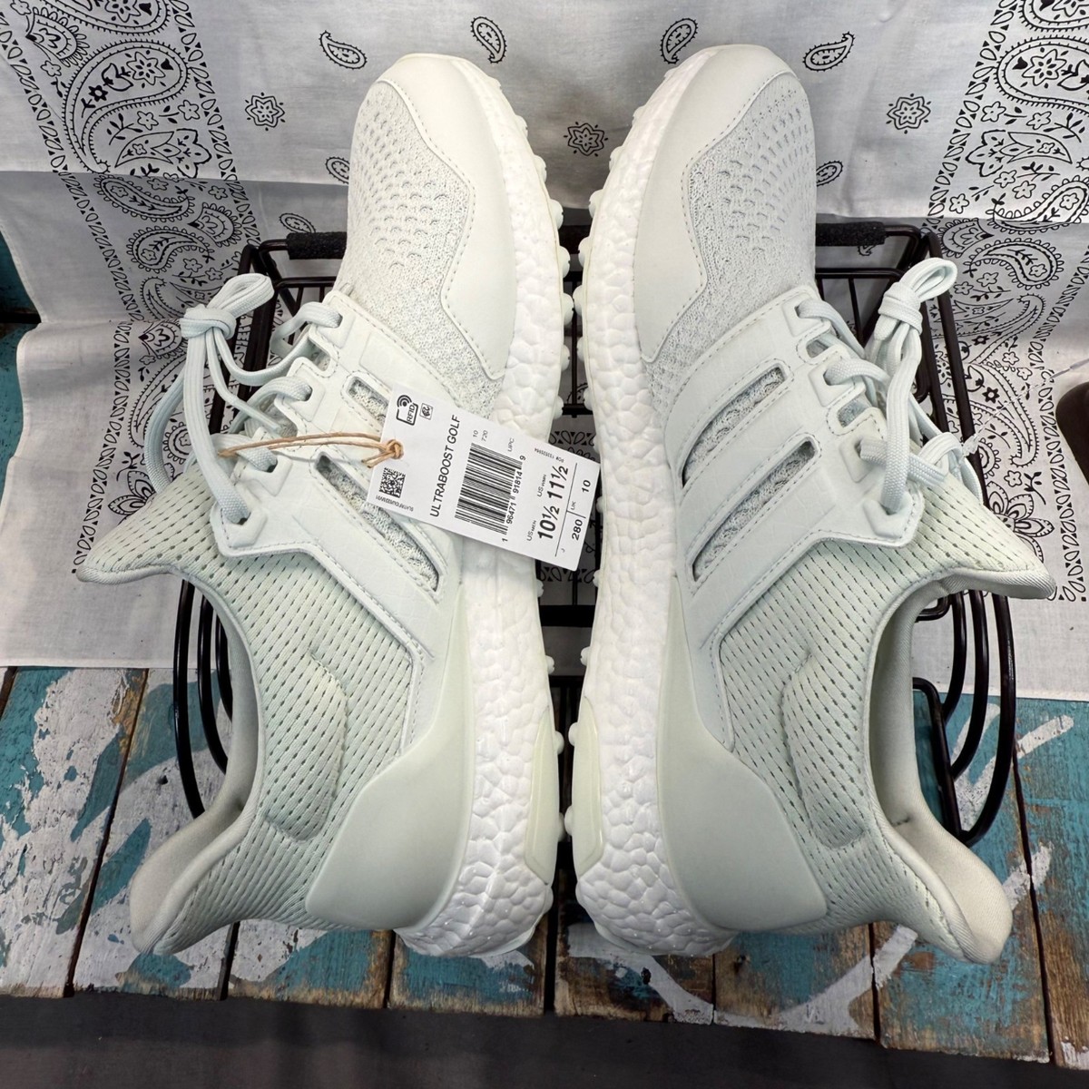 NEW Adidas UltraBoost Golf Soft spike Crystal Jade Shoes IF0324