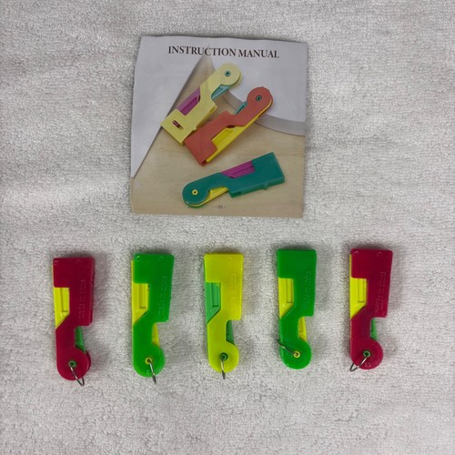 Lot of 5 Plastic Automatic Needle Threader Tool for Sewing Crafts