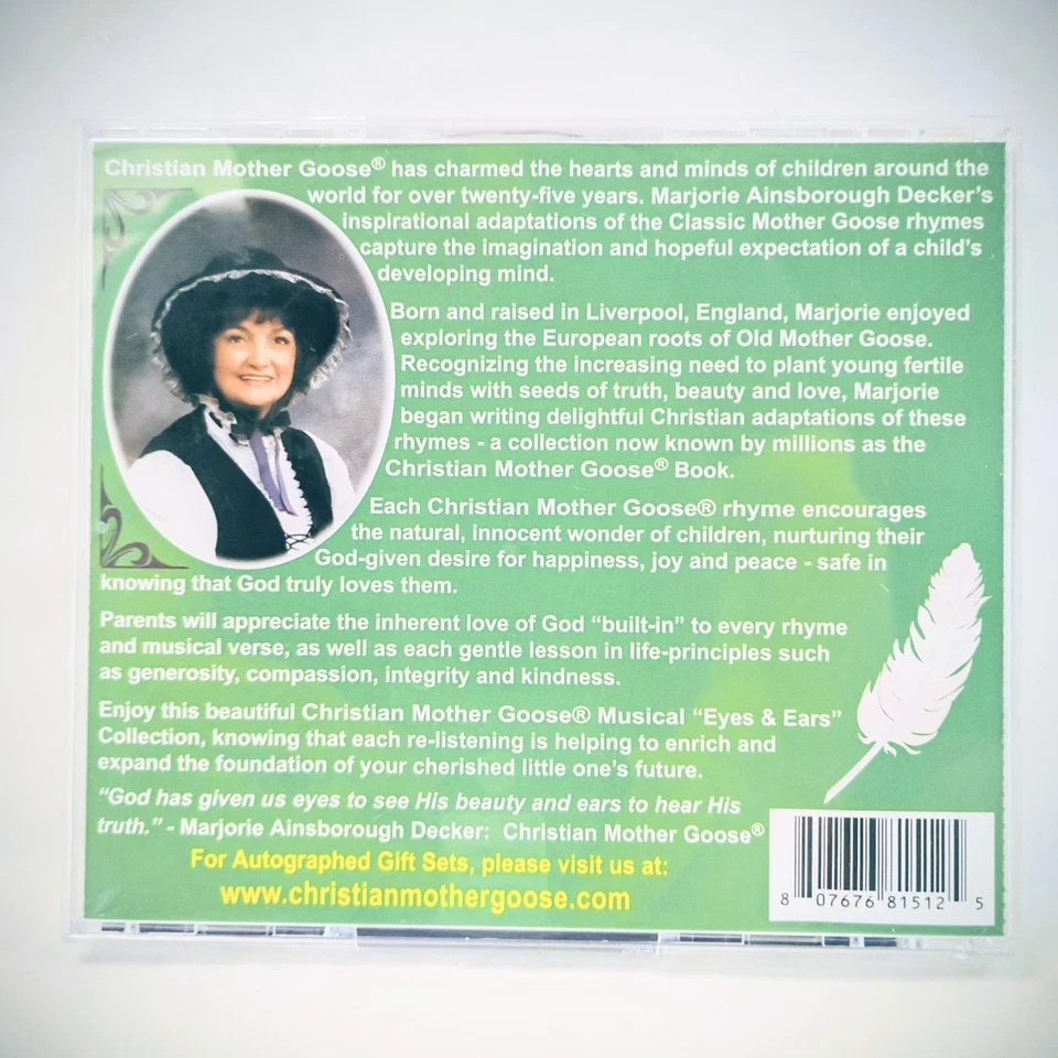 The Christian Mother Goose Musical Adventure By Marjorie Gainsborough Decker CD Foto 2 de 2