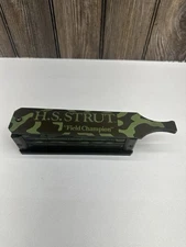 H.S Strut Field Champion Turkey Box Call VGUC Camo Hunters Specialty