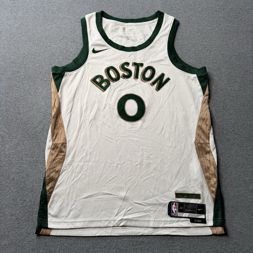 Nike Boston Celtics Jersey Mens 48 White Tatum City Edition NBA Basketball