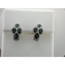 Le Vian 14K White Gold Dangle/Drop Earrings 1 5/8 cts Diamond Jewelry for Women