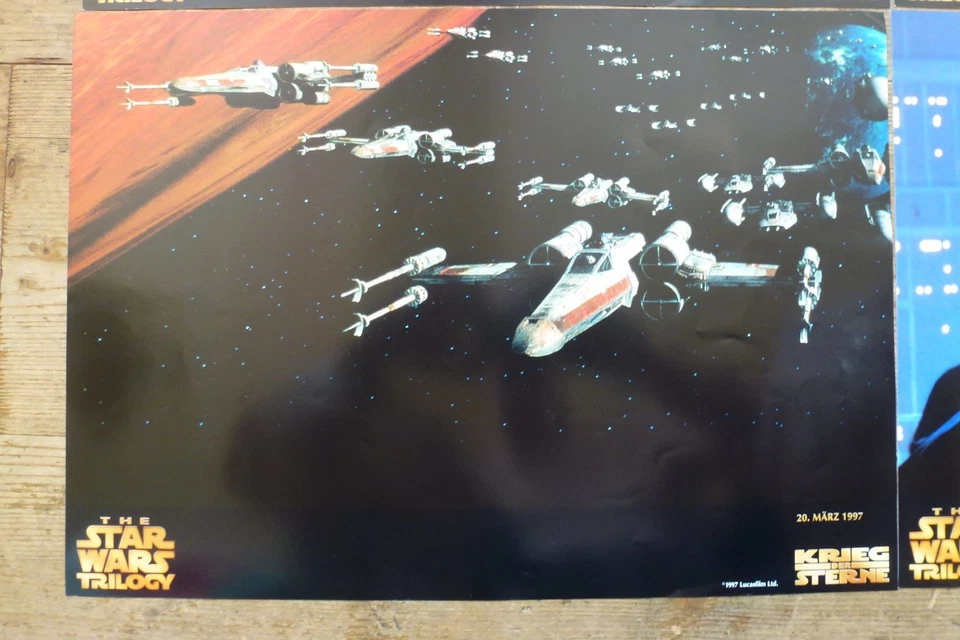 4 Star Wars Aushangfotos, 1997 Größe 42 cm x 30 cm - Bild 3 von 4
