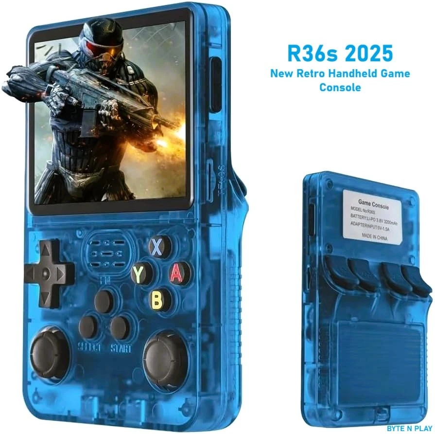 R36s Console videogioco portatile retrò ultima versione ArkOS 2.0 64GB 128GB