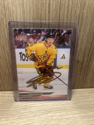 Autograph Sebastian Aho Hockey Card