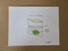 POROUS WALKER LIMITED EDITION How to Hide your Weed PRINT SIGNED #9/25
